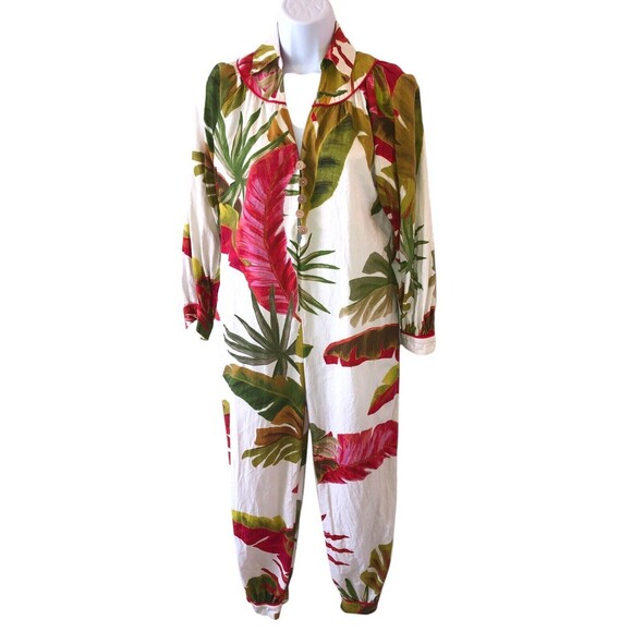 FARM Rio Spring Forest Jumpsuit One Piece Long Sleeves Multicolor Size XS - Picture 2 of 13